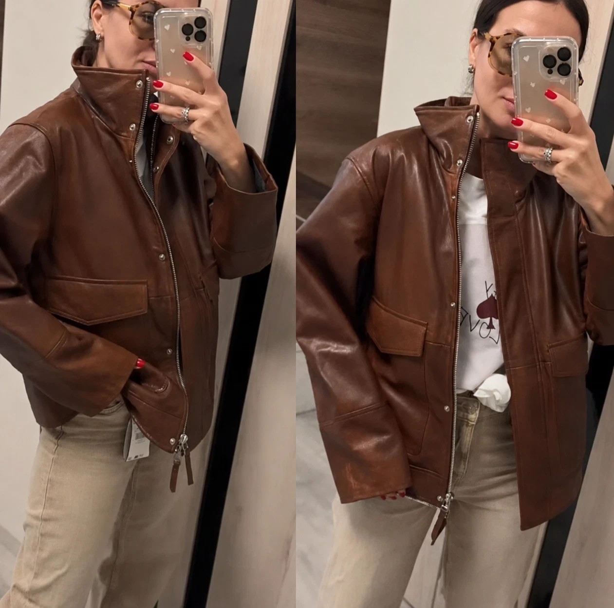 ZARA NEW SS26 100% LEATHER BOMBER JACKET ZW COLLECTION LIMITED EDITION 5479/064 ZARA NEW SS26 100% LEATHER BOMBER JACKET ZW COLLECTION LIMITED EDITION 5479/064