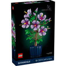 LEGO Botanicals Hibiscus Flower 10372 Building Set 660 Pieces Adults 18+ New picture