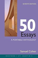 50 Essays: A Portable Anthology (The - Paperback, by Cohen Samuel - Very Good picture