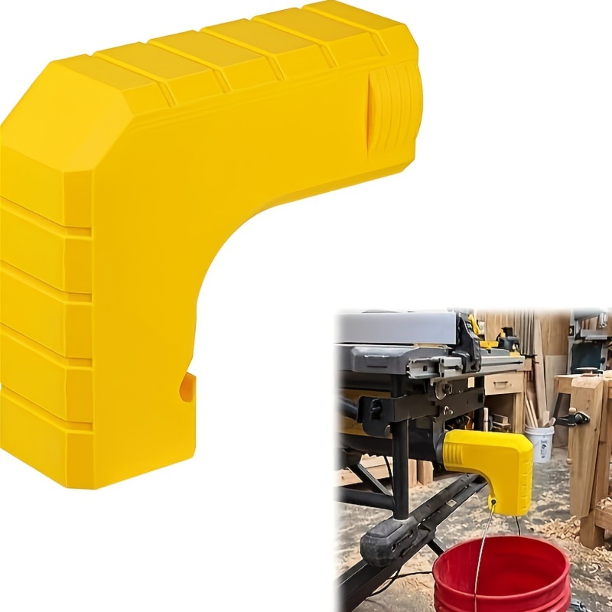 3D Print Dust Collection Adapter for Dewalt DWE7485 & DW745 Table Saws 2.5 Inch 3D Print Dust Collection Adapter for Dewalt DWE7485 & DW745 Table Saws 2.5 Inch