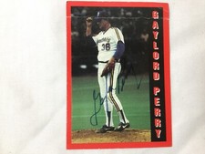 Gaylord Perry Autographed/Hand Signed "All Sports USA" Baseball Card - FREE S&H! picture