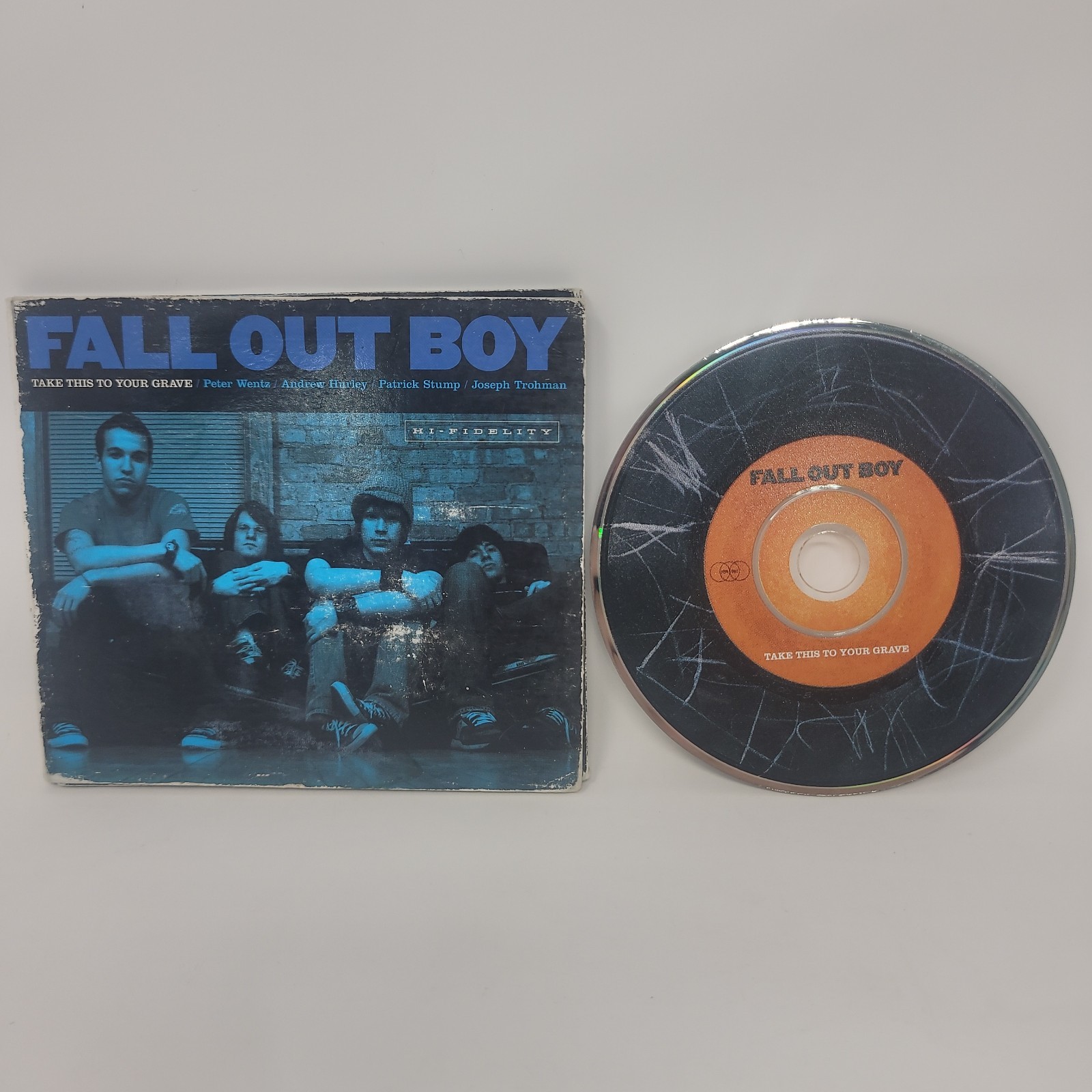Fall Out Boy Take This To Your Grave CD 2003 Y2K Original Fueled By Ramen Emo Fall Out Boy Take This To Your Grave CD 2003 Y2K Original Fueled By Ramen Emo