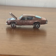 Vintage Mattel Hot Wheels Redline Custom Barracuda. Copper picture