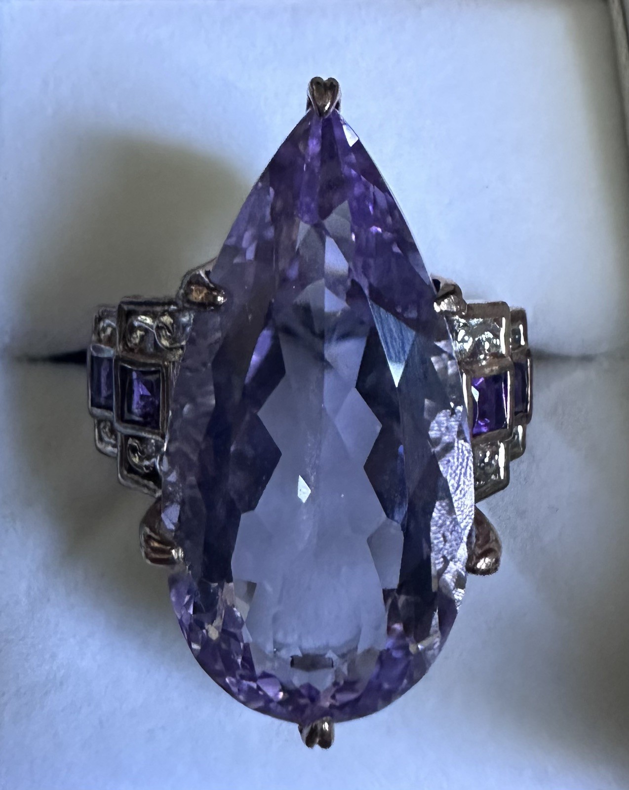 12.53 Ct Pink Amethyst Ring ~ Gems En Vogue ~ ShopNBC - Evine 12.53 Ct Pink Amethyst Ring ~ Gems En Vogue ~ ShopNBC - Evine