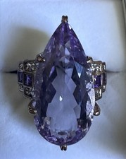 12.53 Ct Pink Amethyst Ring ~ Gems En Vogue ~ ShopNBC - Evine picture