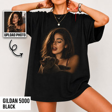 Custom Your Photo Shirt, Personalized Picture Tee, Upload Your Own Image,Vintage picture
