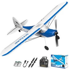 Volantexrc RC Plane Trainer Sport Cub 4CH Remote Control Airplane Blue Glider picture