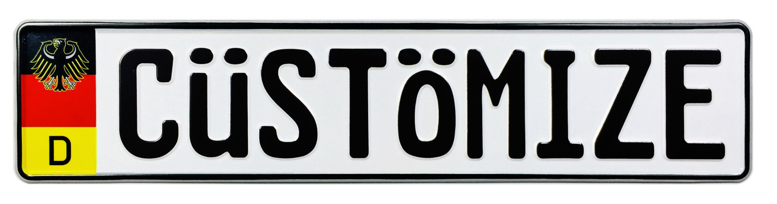 Custom German Coat of Arms License Plate Custom German Coat of Arms License Plate