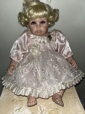 Celeste The Hamilton Angel Collection Vintage Porcelin Doll 16" 1995 2253C Sits picture