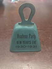 Vintage 1930-1931 RARE New Year's Eve Hostess Party Souvenir Bell Made In USA picture