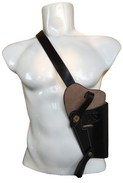 U.S. WWII M3 Colt 1911 .45 Tanker Shoulder Leather Holster - Black Color U.S. WWII M3 Colt 1911 .45 Tanker Shoulder Leather Holster - Black Color