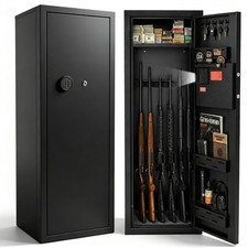Clickoods Gun Safe for Rifles & Pistols 10-14 Capacity Digital Keypad Lock picture