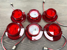 1964 Impala Bel Air Biscayne LED Tail Light & Back Up Light Lens 6PCS LH RH Set picture