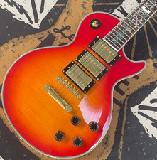 Gibson Les Paul Custom Ace Frehley Budokan Cherry Sunburst 3 Pickup Guitar picture