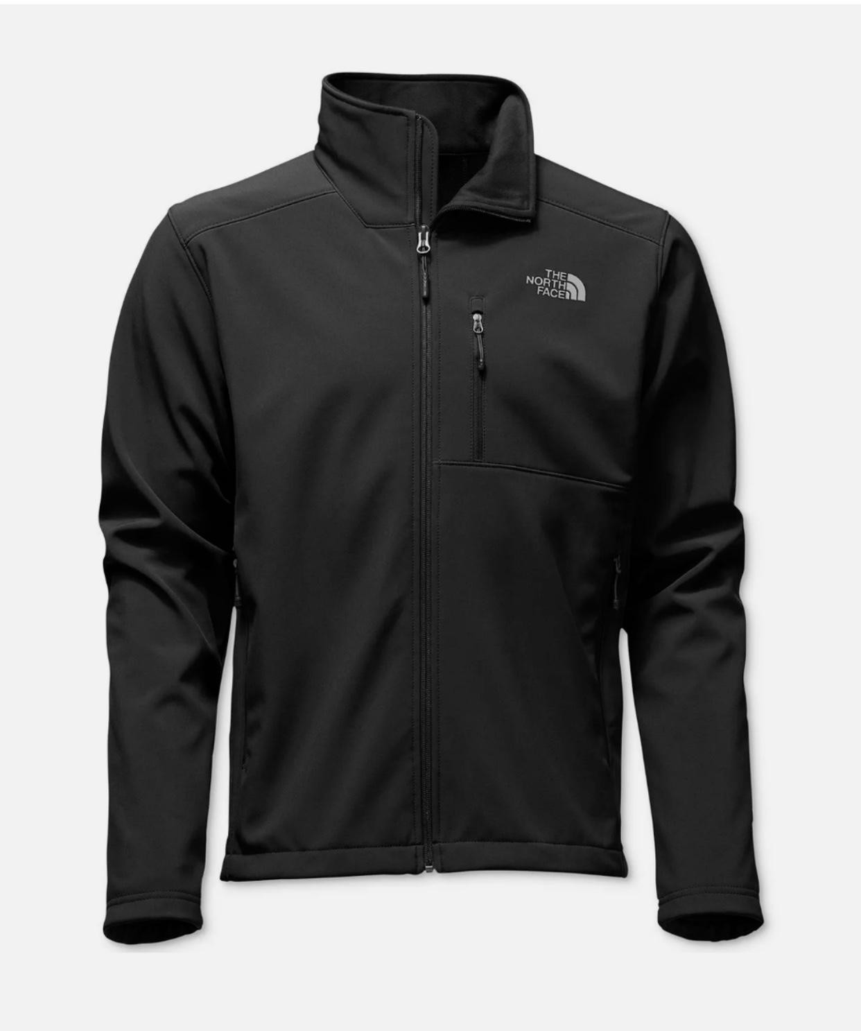 New Men's The North Face Black Apex Bionic Softshell Jacket (Medium to 4xl)