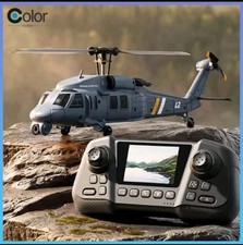 4DRC L2 4CH RC Helicopter 8K Camera 6-Axis Gyro Black Hawk MILITARY With Screen picture