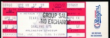 Nolan Ryan Rangers Full Ticket August 22, 1989 Rangers vs. A's 5000th K's 186493 picture