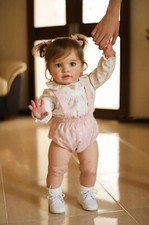 Lifelike 26in Reborn Baby Dolls Cute Soft Body Handmade Real Life Toddler Gifts picture
