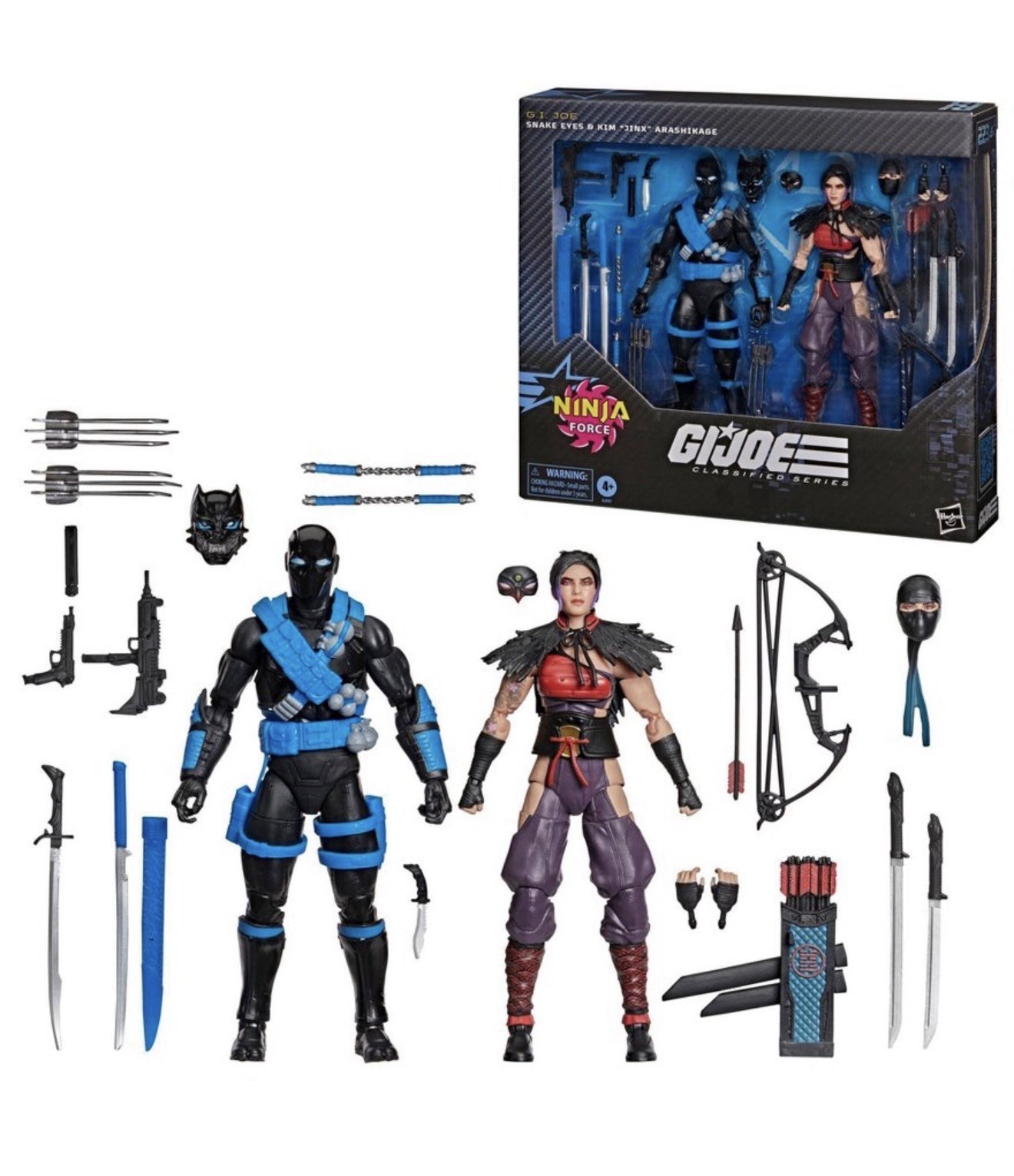 GI Joe Classified Series 6" 223 Ninja Snake Eyes Kim Jinx Arashikage - PRESALE