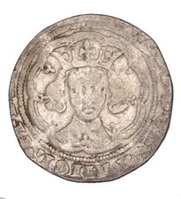 1422-1430 Groat British Medival Silver Old Coin English Crusaders Era Henry VI picture
