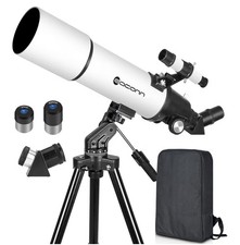Telescopes Astronomy with Backpack ,80mm Aperture 600mm Refractor Telescope picture