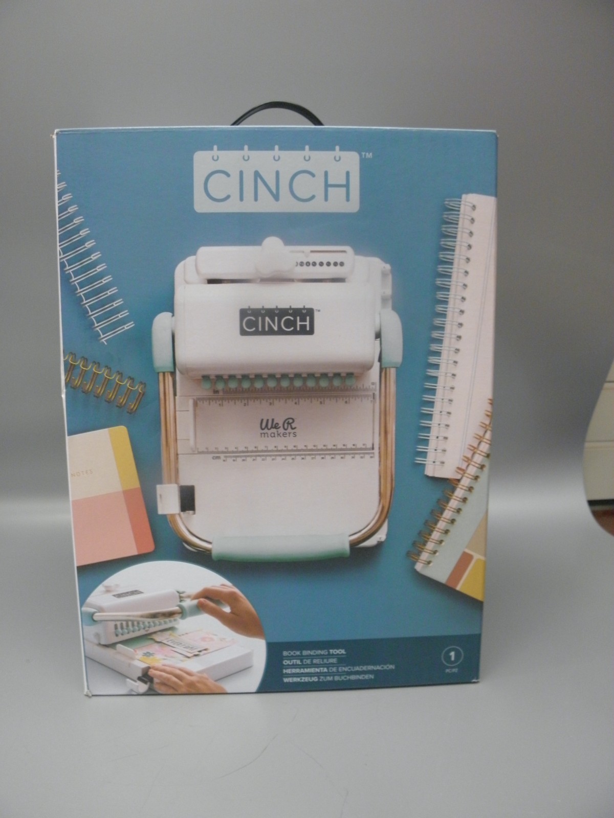 WE R MAKERS THE CINCH BOOK BINDING TOOL VER 2 71050-9 SPIRAL NEW WE R MAKERS THE CINCH BOOK BINDING TOOL VER 2 71050-9 SPIRAL NEW