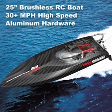 UDI  Large Brushless RC Boat 25"for Adults 30+MPH High Speed Remote Control Boat picture