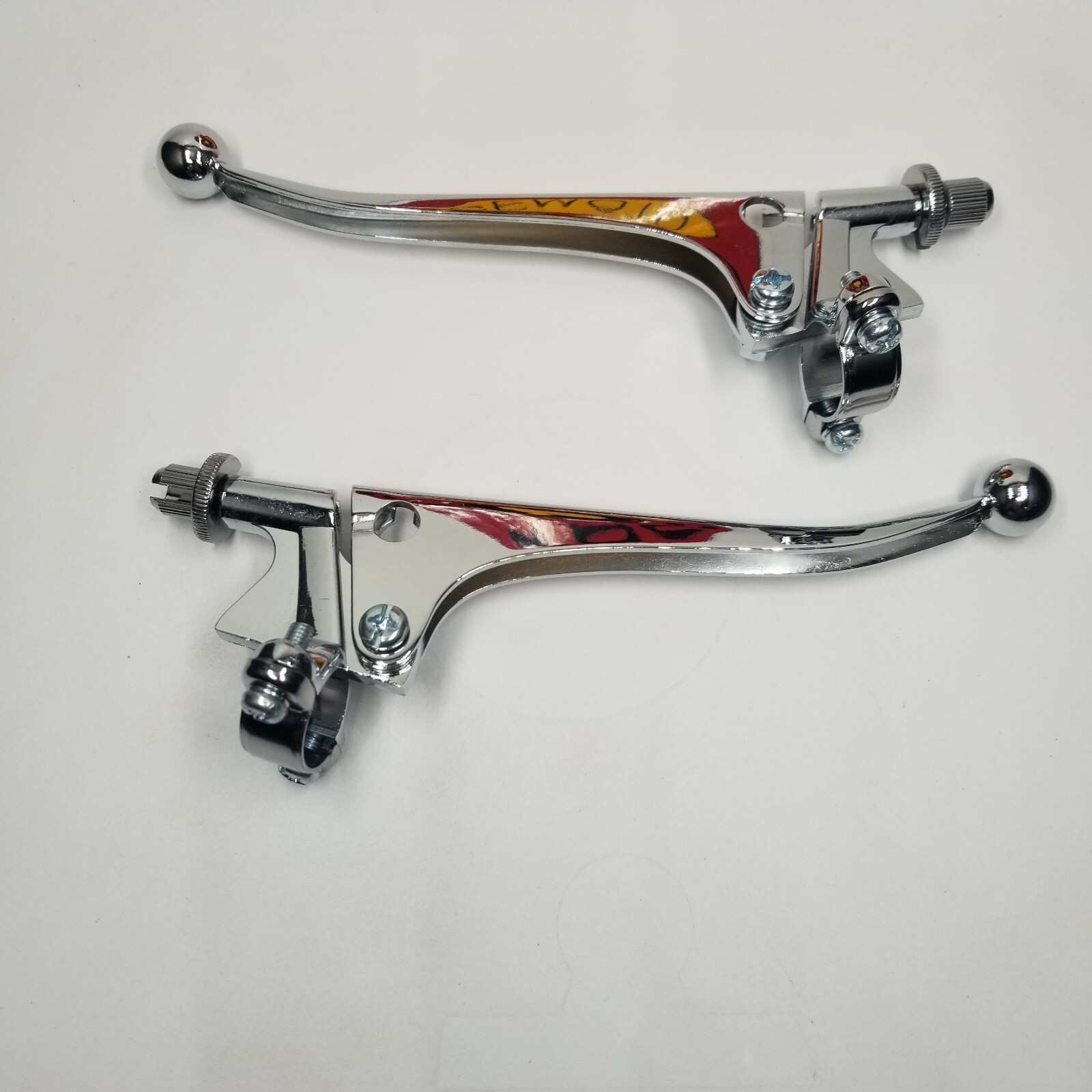 TRIUMPH BSA NORTON 7/8" ALLOY CLUTCH & BRAKE LEVER COMPLETE ASSEMBLIES