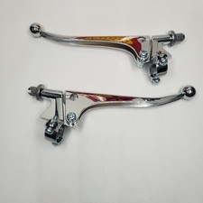 TRIUMPH BSA NORTON 7/8" ALLOY CLUTCH & BRAKE LEVER COMPLETE ASSEMBLIES picture