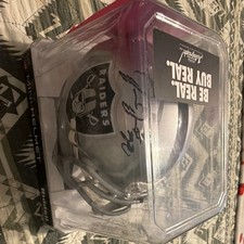 Riddell Speed Mini Helmet Signed Raiders Josh Jacobs NFL Football picture