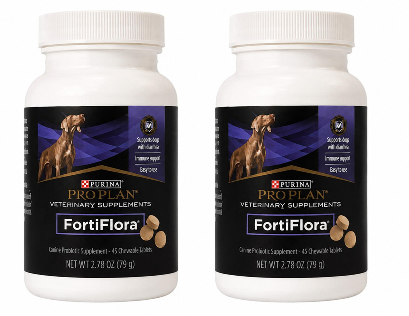 2-Pack Purina Pro Plan FortiFlora Veterinary Supplement for Dogs – 90 Chewable 2-Pack Purina Pro Plan FortiFlora Veterinary Supplement for Dogs – 90 Chewable