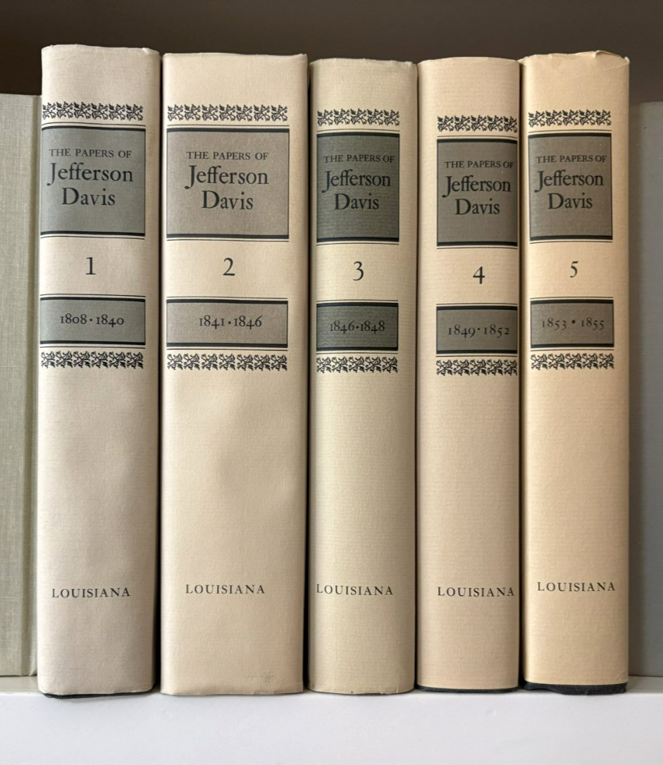 The Papers of Jefferson Davis: 1808-1855 Volumes 1-5 - 1808-1855 First Edition The Papers of Jefferson Davis: 1808-1855 Volumes 1-5 - 1808-1855 First Edition