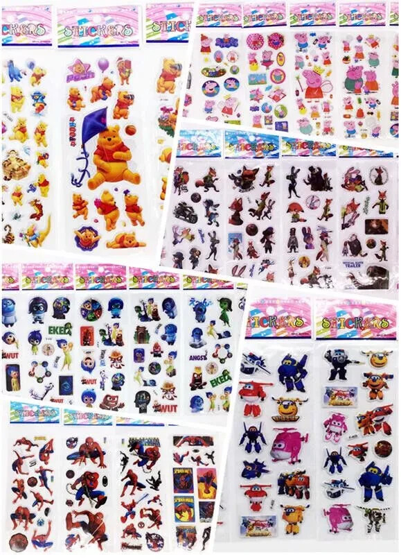 Random Sticker Sheet - Random Selection for Kids Child Teacher Reward Random Sticker Sheet - Random Selection for Kids Child Teacher Reward