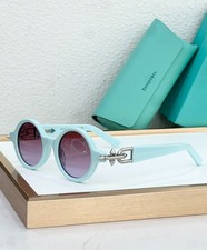 Tiffany Style Round Sunglasses - HardWear Design Luxury Retro Women's Eyewear picture