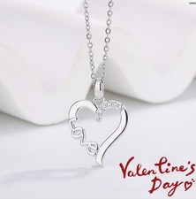 Love heart necklace women titanium steel pendant romantic jewelry gift  picture