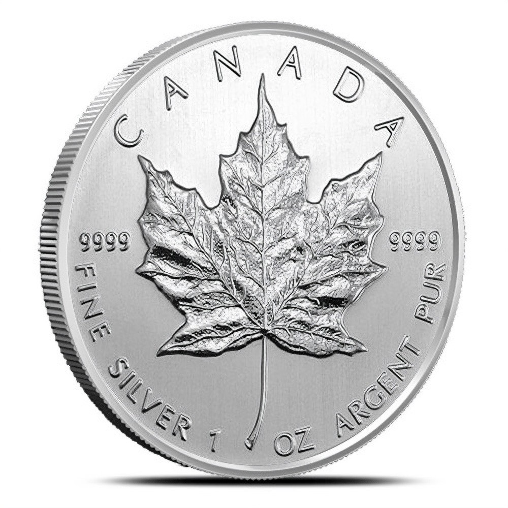 1 oz Canadian Silver Maple Leaf Coin (Random Year, Cull) 1 oz Canadian Silver Maple Leaf Coin (Random Year, Cull)