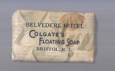 BELVEDERE HOTEL in Bristol, Rhode Island Mini Souvenir Colgate's Floating Soap  picture