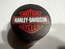 4 PCS 2.5” CUSTOM MADE HARLEY DAVIDSON METAL GRINDER BLACK  AND RED picture