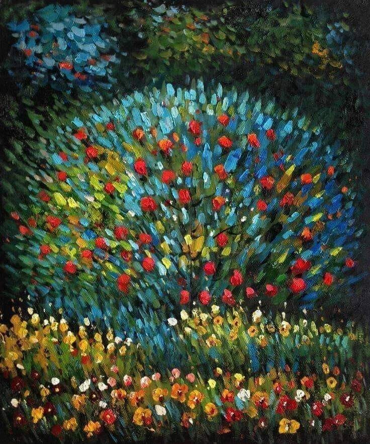 Gustav Klimt The Apple Tree 1912 Austrian Modernist Landscape