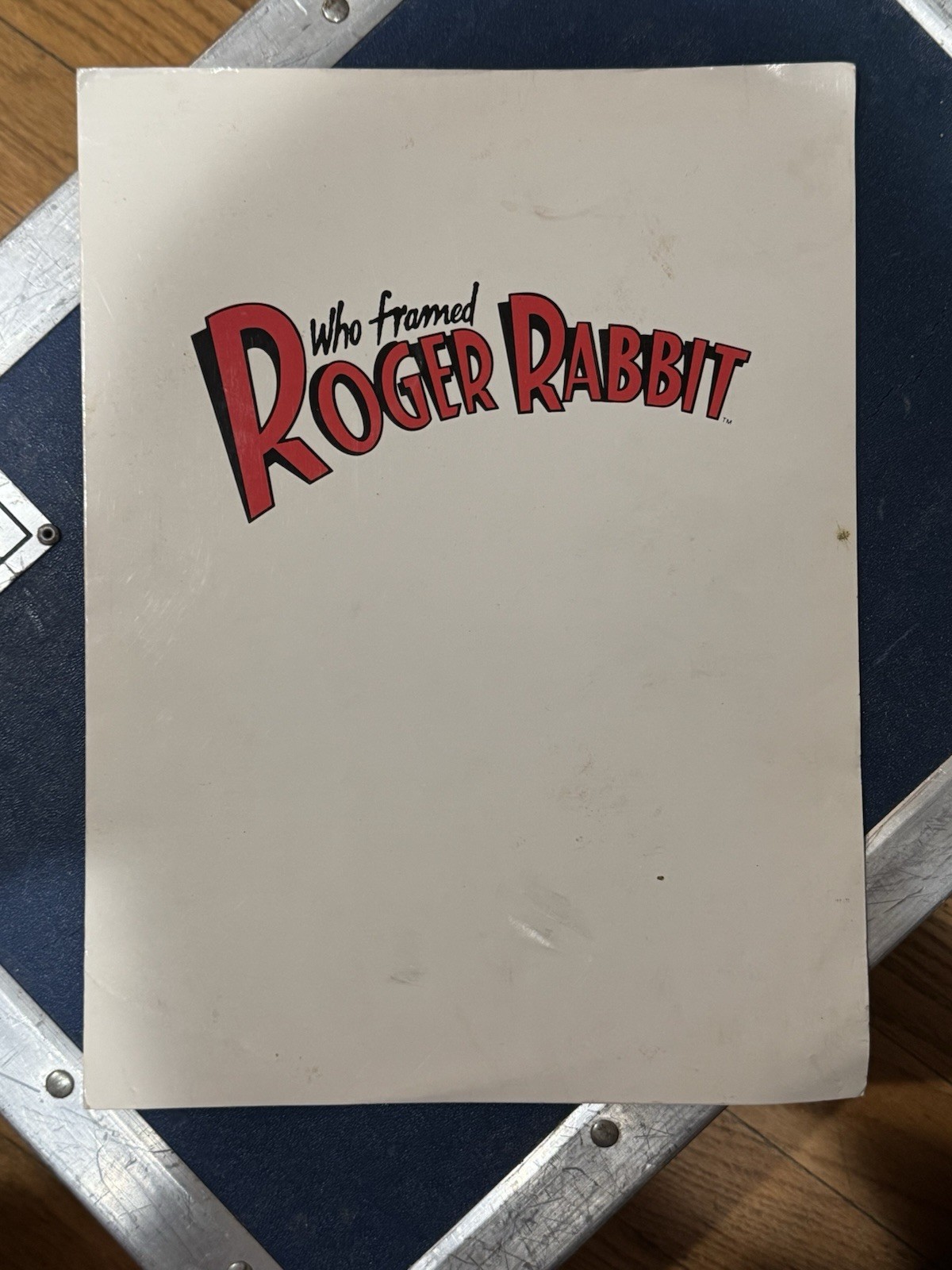 Who Framed Roger Rabbit Amblin Ent. Memorabilia Cast / Crew Screening Invite
