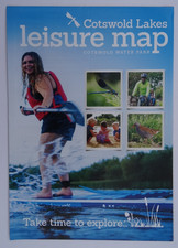 COTSWOLD LAKES WATER PARK LEISURE MAP 2024. Activities. Accommodation. Wildlife. picture