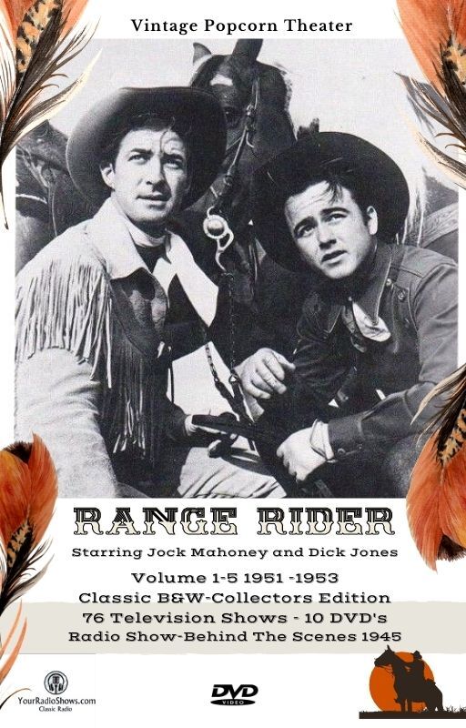 Range Rider 2 Case TV Collection SEALED 10 DVDs 1951-53+Rare Bonus Radio Show Range Rider 2 Case TV Collection SEALED 10 DVDs 1951-53+Rare Bonus Radio Show