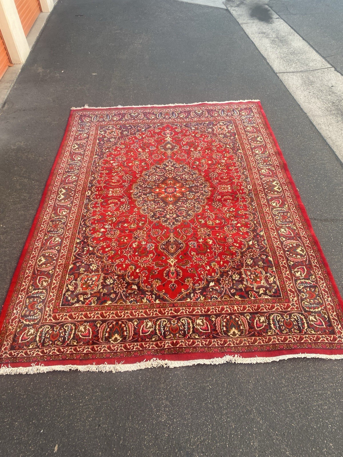 Vintage Oriental Rug Hand Knotted 11'5" x 8’8"