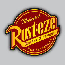 Rust-eze Vinyl Sticker/Decal - Cartoon Cars - Lightning McQueen - Mater - Sally picture