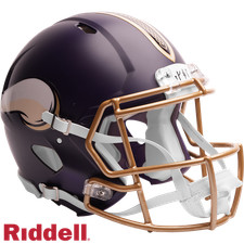 Minnesota Vikings RIVALRY Riddell Speed Full Size Authentic NFL Football Helmet picture