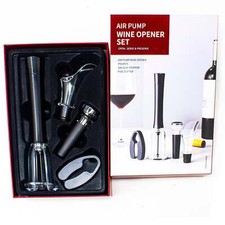 Wine Opening Gift Set - Includes Wine Pourer, Air Pump Wine Opener, & More picture