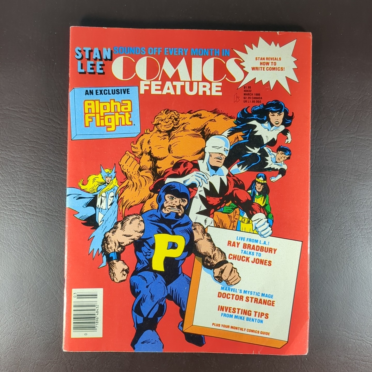 Comics Feature Magazine #42 March 1986 - Stan Lee "How to Write Comics" Article