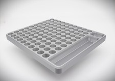 300 Winchester Magnum Reloading Tray Blocks Flat Type .550 Holds 100 Cases RMD3D picture