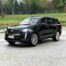 NEW 1:24 Cadillac XT6 SUV Diecast Car Model Sound &Light Collectible Gift picture