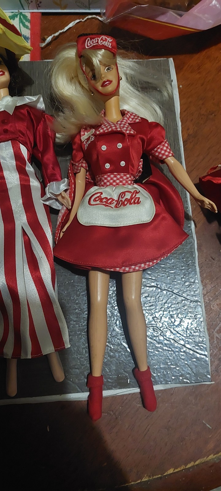Coca-Cola Barbies Doll Set 3 Pieces, Collectible
